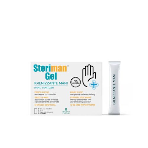 image - 980460859 - STERIMAN GEL 70 IGIENIZZANTE MANI 20 STICK DA 2,8 ML - 4876103_1.jpg