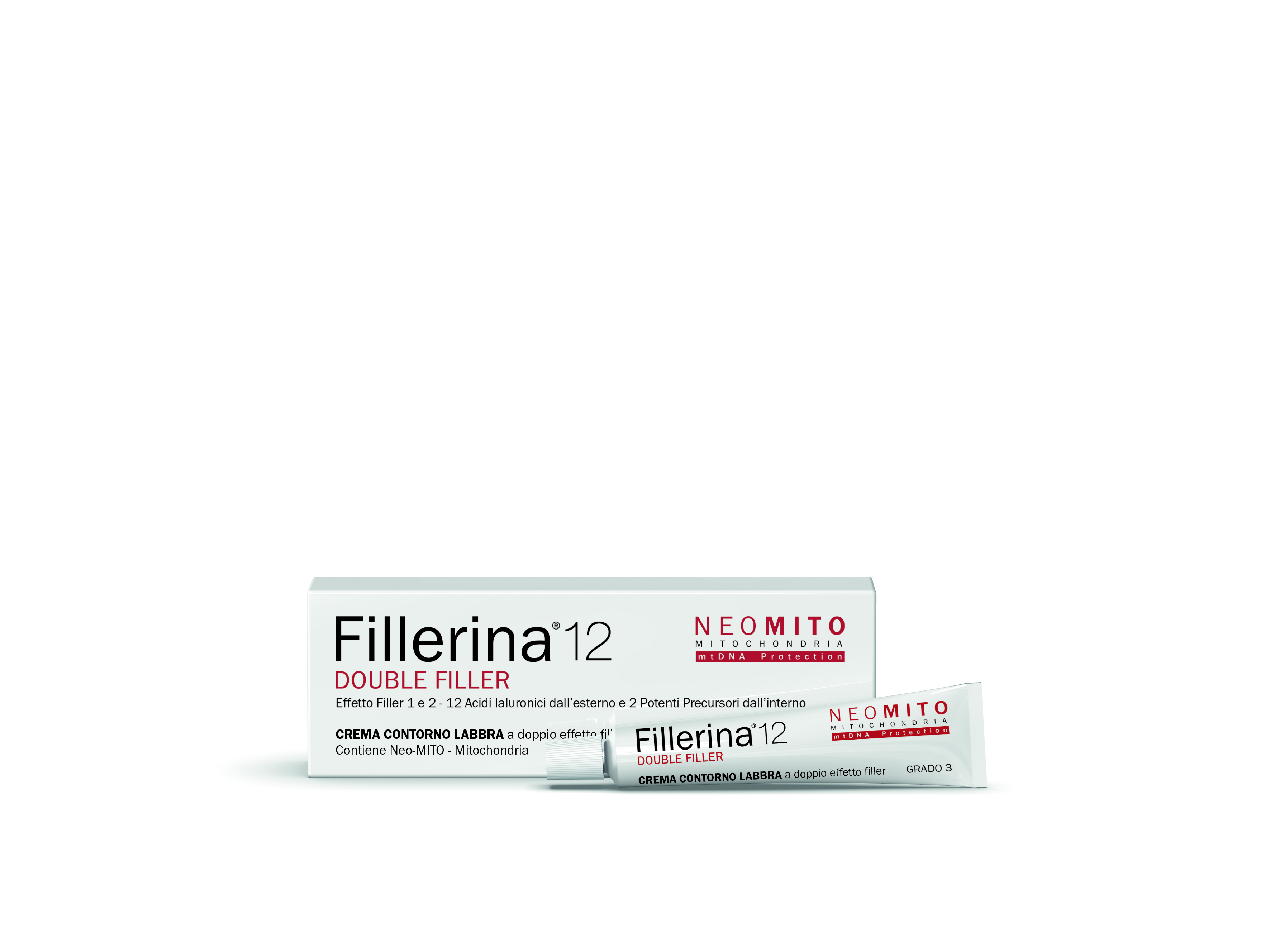 Fillerina 12 Double Filler Neo Mito Base Crema Contorno Labbra Grado 3 15ml