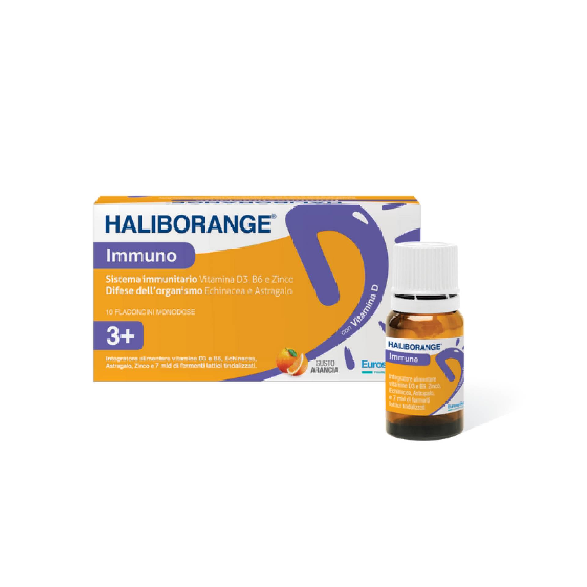 Haliborange Immuno Integratore difese immunitarie 10 Flaconcini