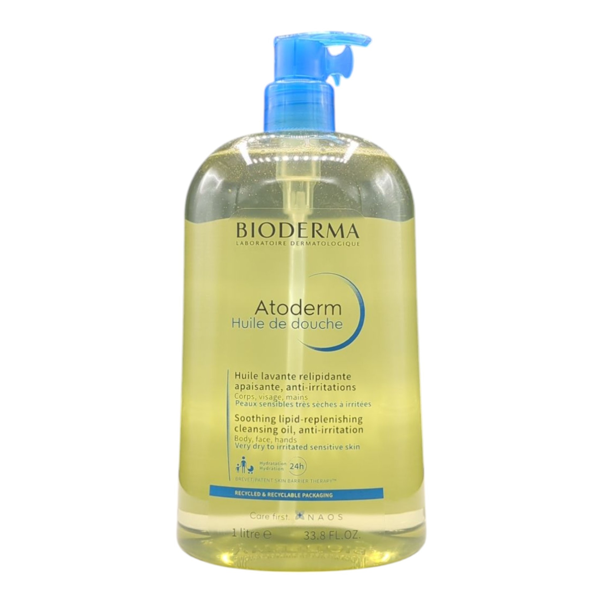 Bioderma Atoderm Huile De Douche Olio Doccia Detergente Pelle Secca E Atopica 1l