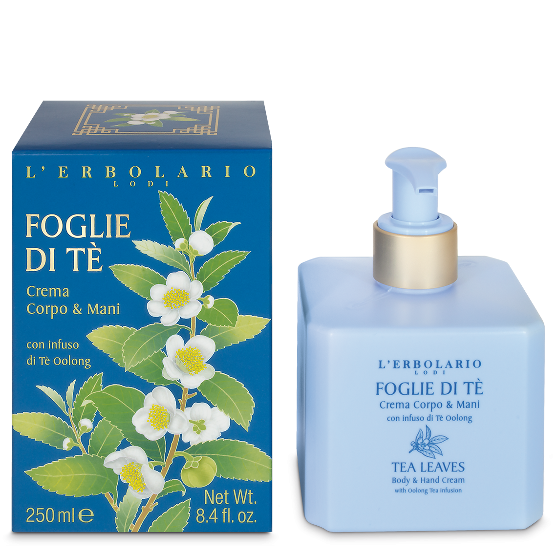 L'erbolario Foglie Di Tè Crema Corpo E Mani 250ml