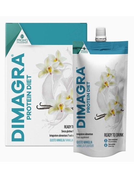 Dimagra Protein Diet Vaniglia Integratore 7 Pouch 220g