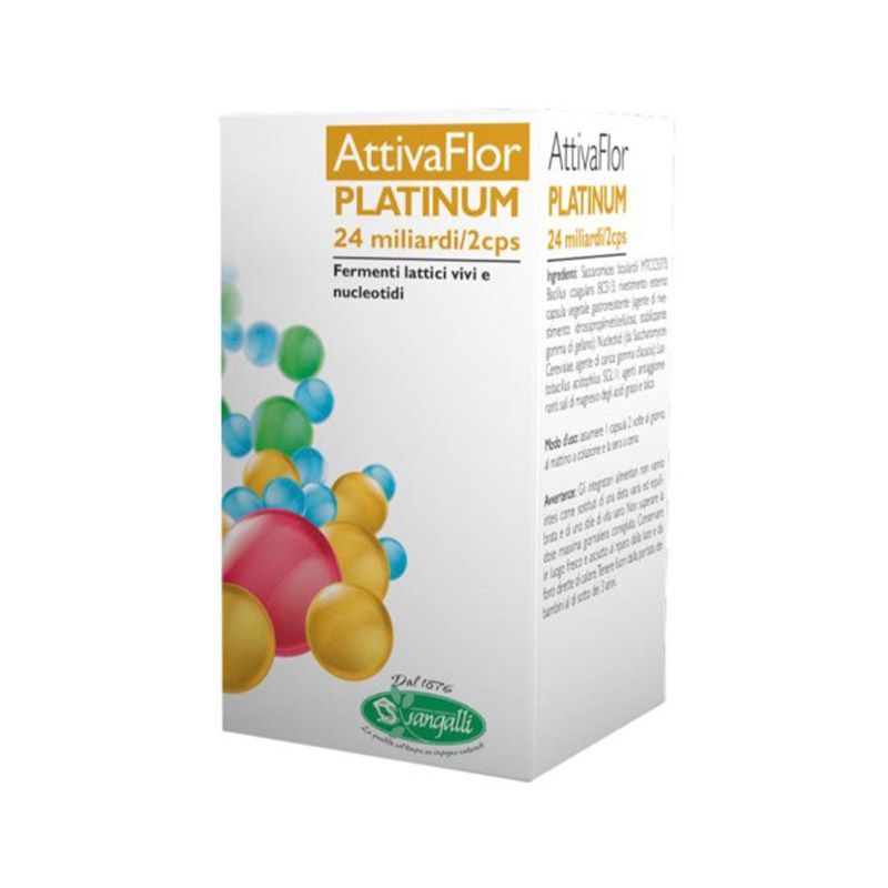 Attivaflor Platinum Integratore Fermenti Lattici 20 Capsule