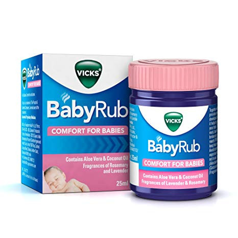 Vicks Babyrub Massaggio Lenitivo E Rilassante Per Bebè 50g