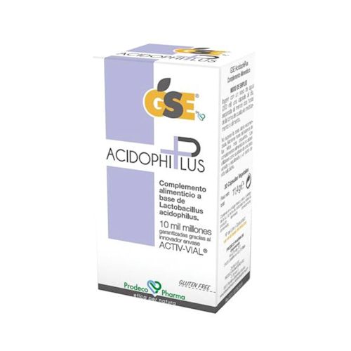 image - 982478529 - Gse Probiotic+ Acidophiplus Integratore stitichezza 30 capsule - 4709379_1.jpg