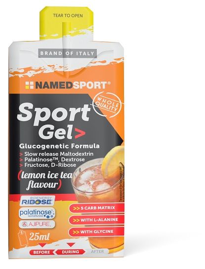 Named Sport Sport Gel Glucogenetic Formula Lemon Ice Tea 25ml