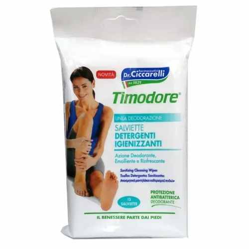 Timodore Salviette Deodoranti Igieniche 15 Pezzi