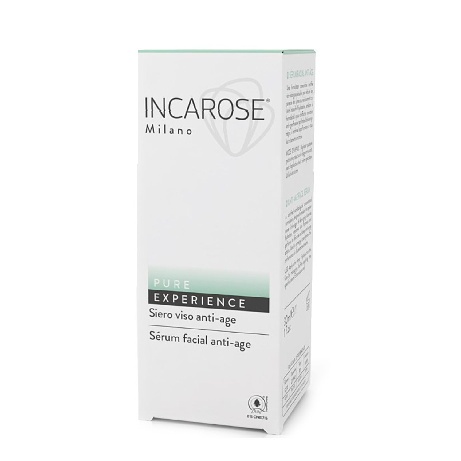 Incarose Pure Experience Siero Viso Antiage 30ml