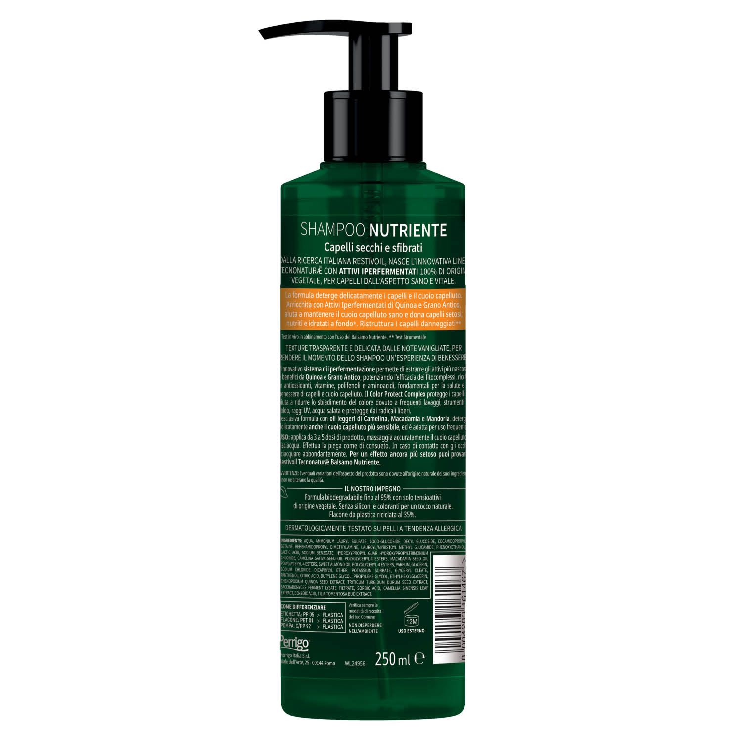 984462782 - Restivoil Tecnonaturæ Shampoo Nutriente Capelli Secchi e Sfibrati 250ml - 4709996_2.jpg