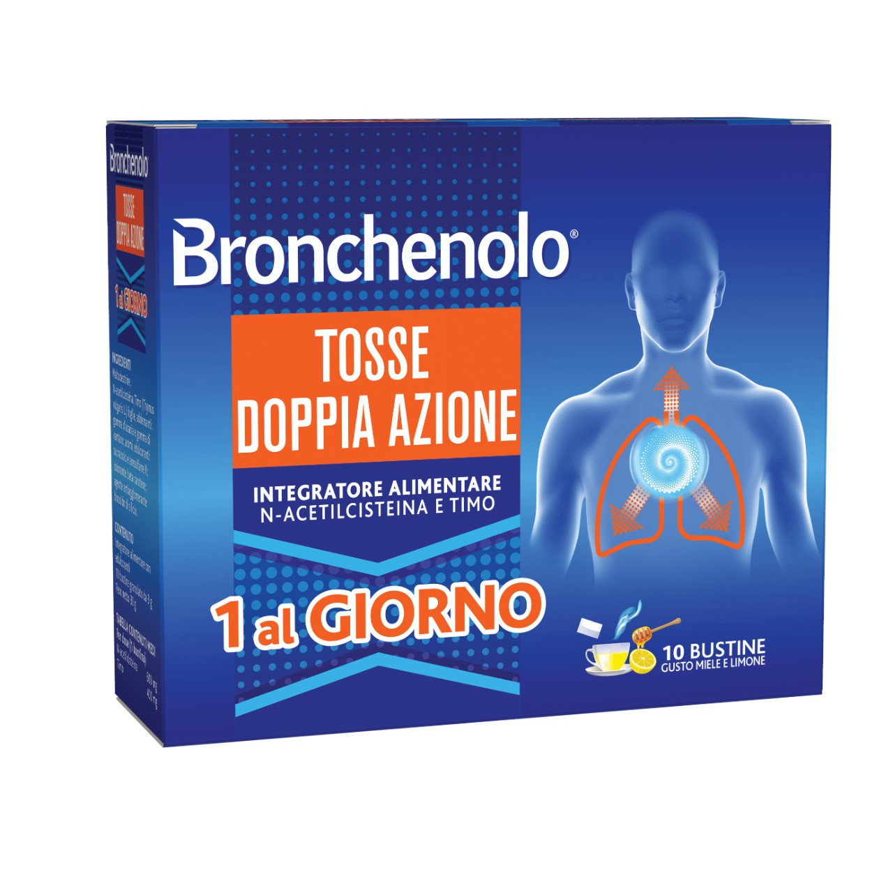 Bronchenolo Tosse Doppia Azione 10 Bustine