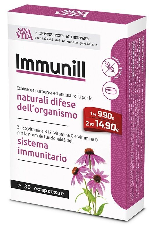 Sanavita Immunil Integratore Sistema Imunitario 30 Compresse