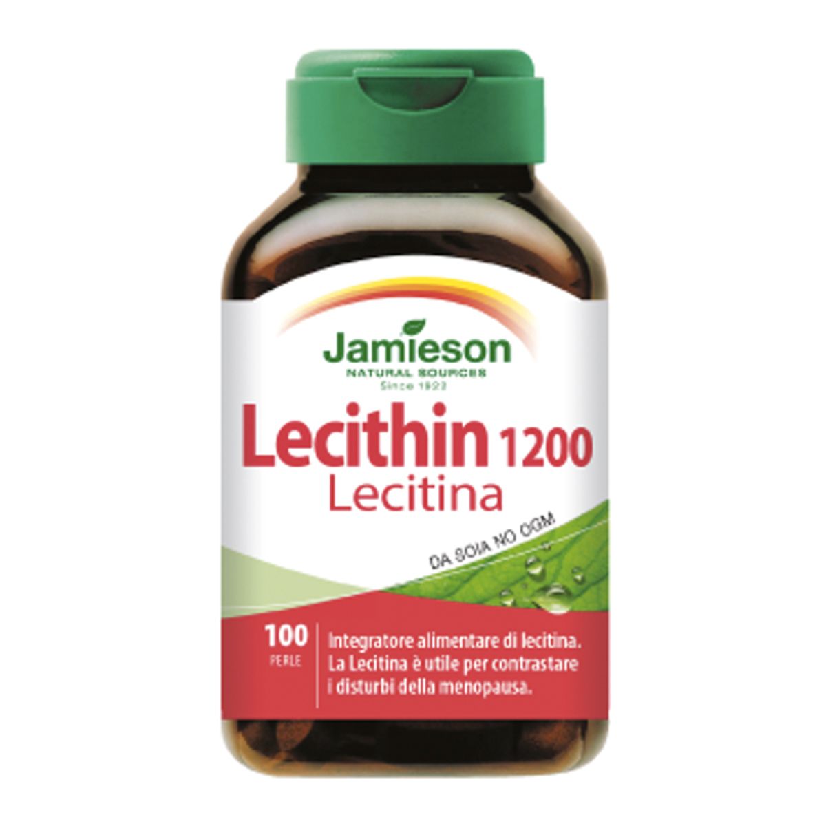 Leicithin 1200 Lecitina Integratore Menopausa 100 Perle