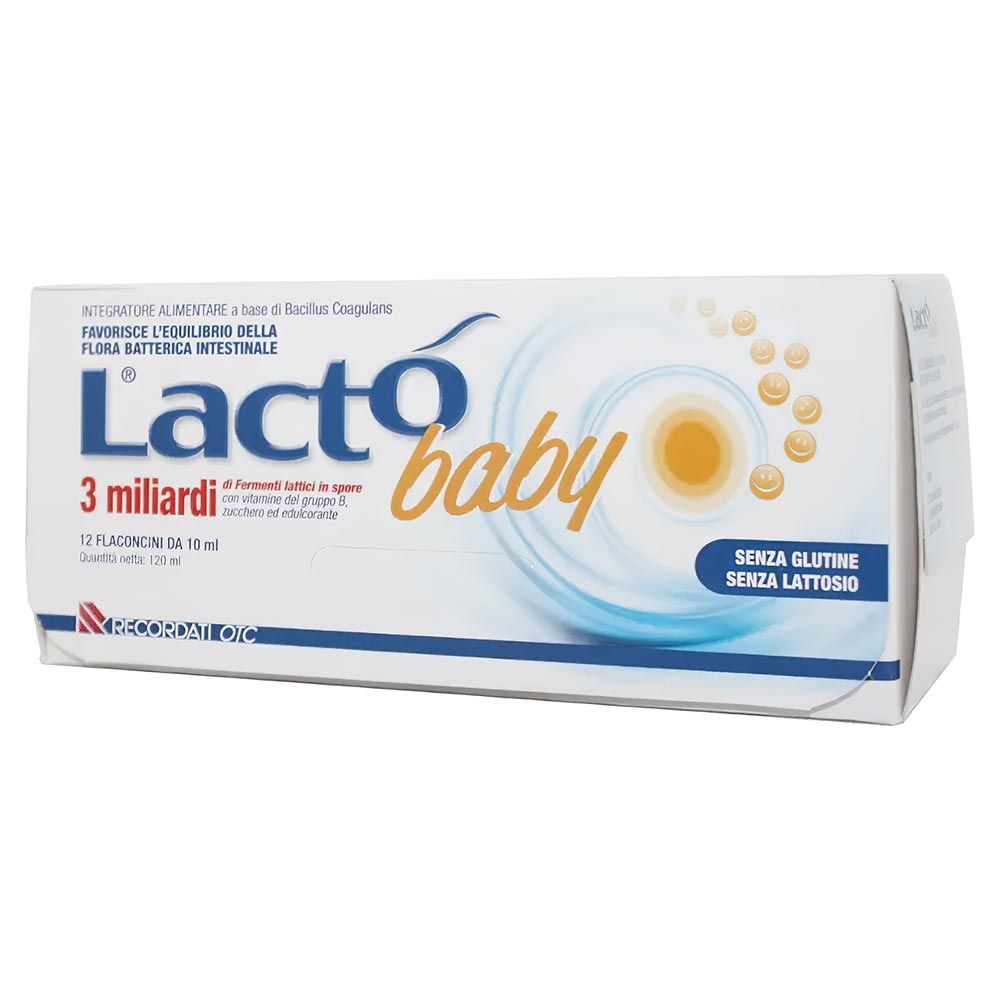 Lacto Baby 3 Miliardi Fermenti Lattici 12 Flaconcini