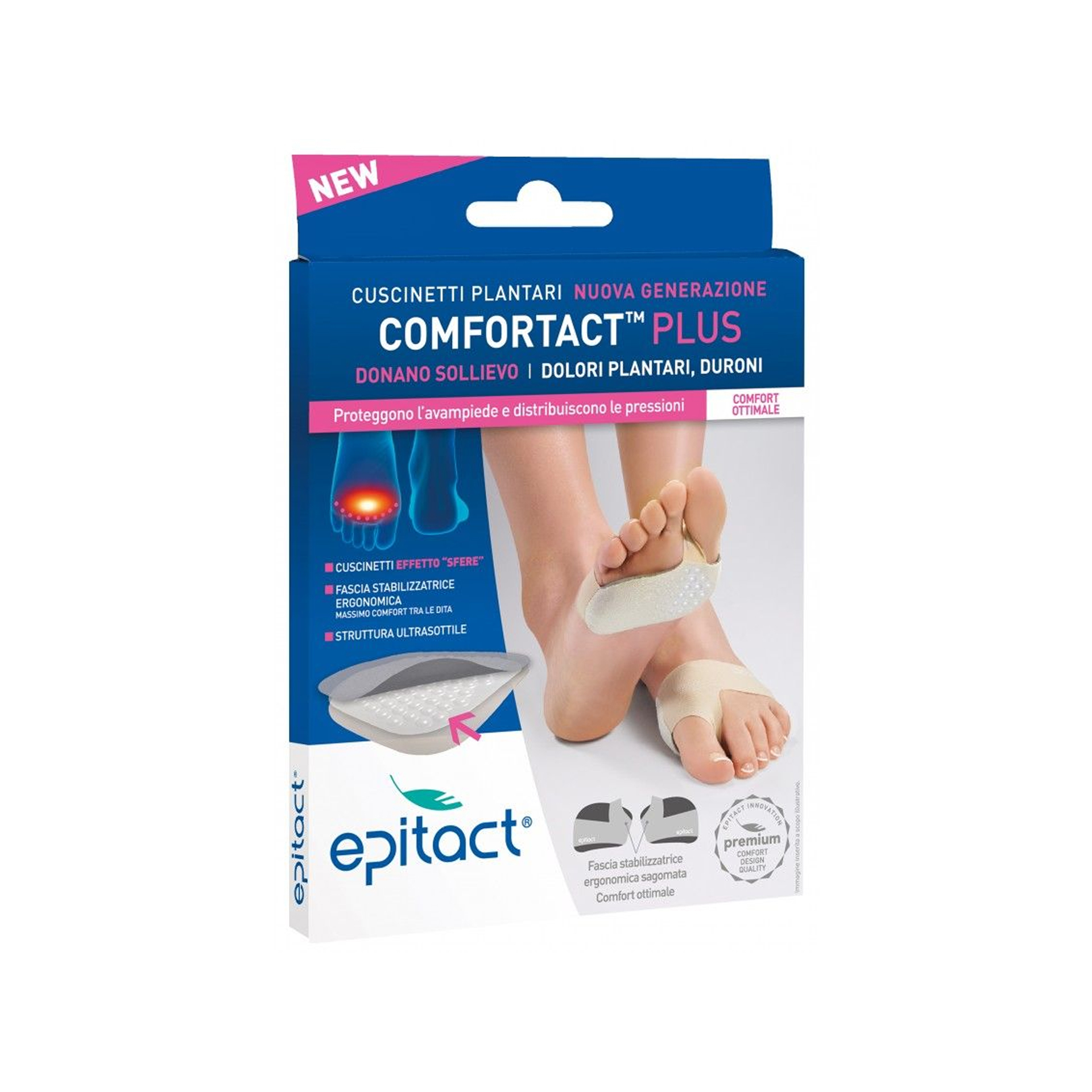 Epitact Cuscinetto Avampiede New Comfortact Plus Taglia M 1 Pezzo