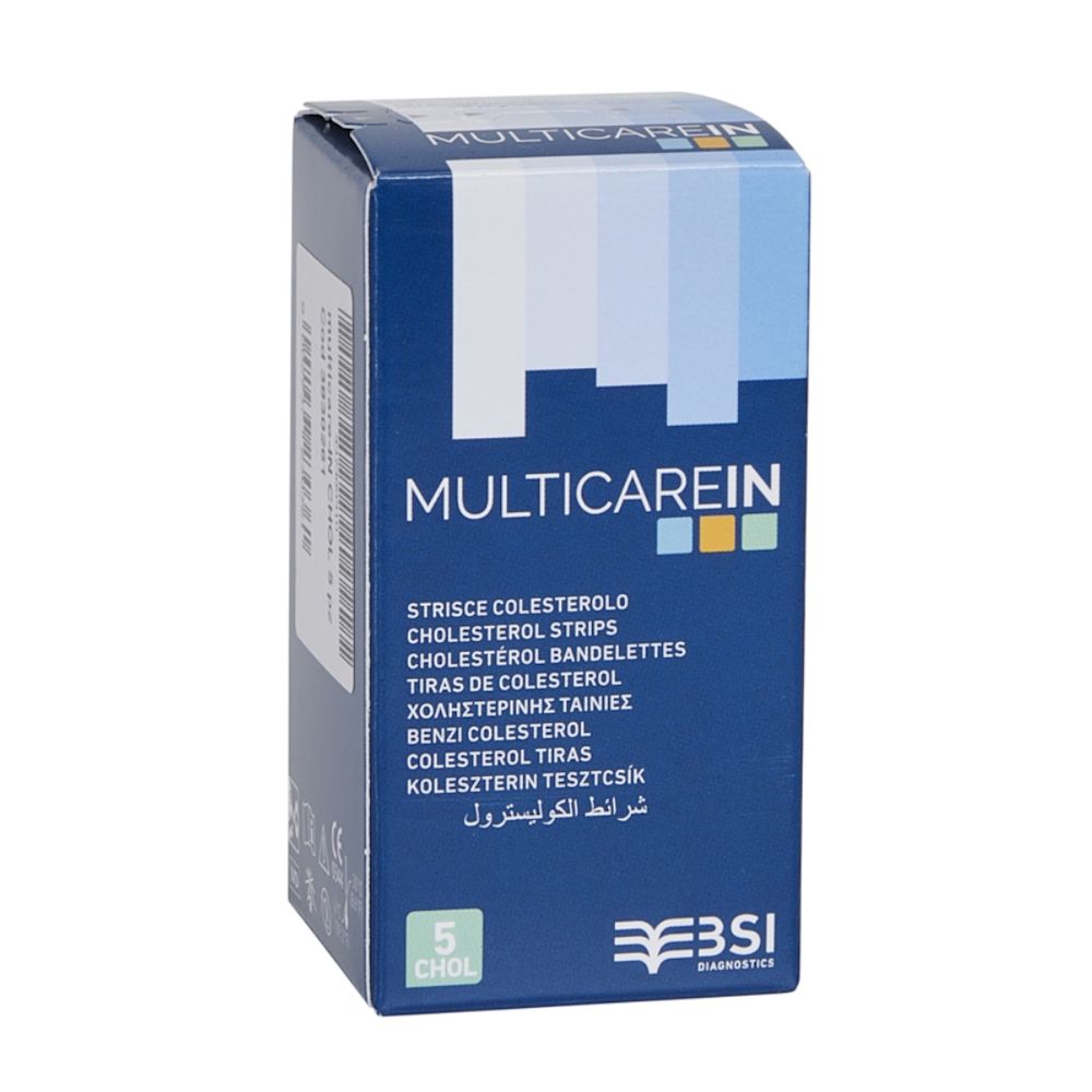 image - 937388510 - TEST COLESTEROLEMIA MULTICARE IN COLESTEROLO IN STRISCE CON ASPIRAZIONE CAPILLARE 5 PEZZI - 4863575_2.jpg
