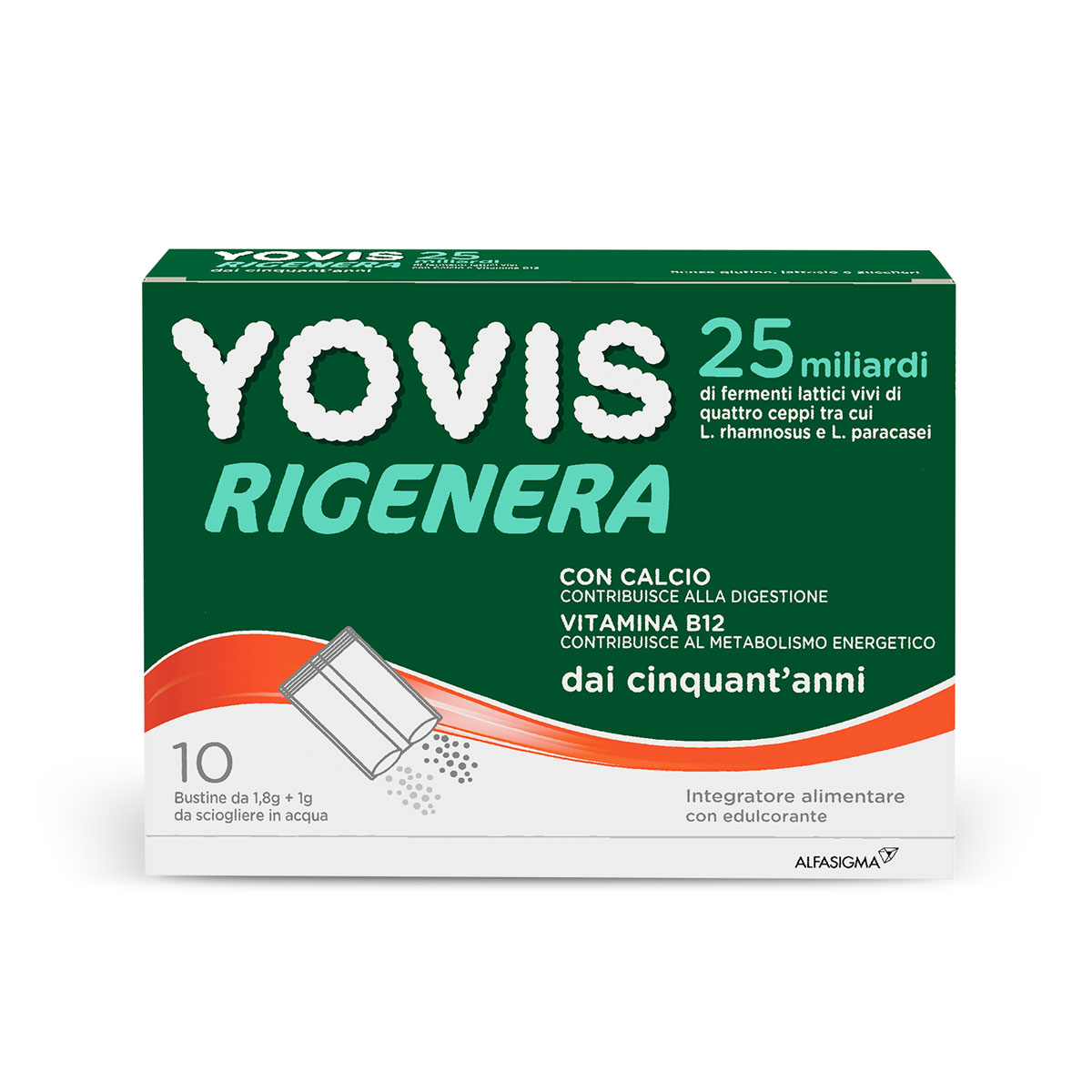 Yovis Rigenera 25 Miliardi Integratore Fermenti Lattici 10 Bustine