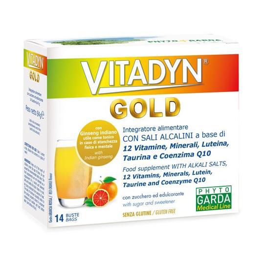 Vitadyn Gold Integratore Sali Alcalini 14 Bustine