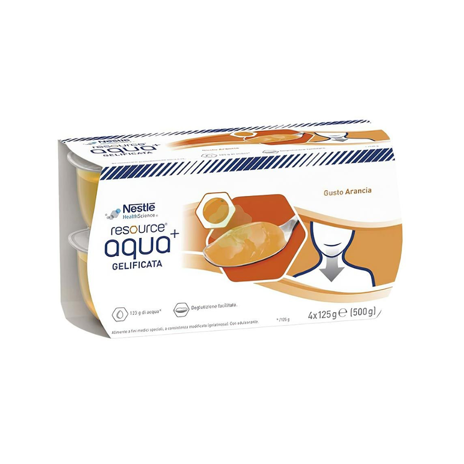 Resource Acqua Gelificata Gusto Arancia 4 X 125g