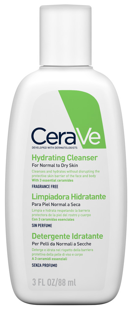 Cerave Detergente Idratazione viso Pelle Da Normale A Secca Con Acido Ialuronico E Ceramidi 88ml