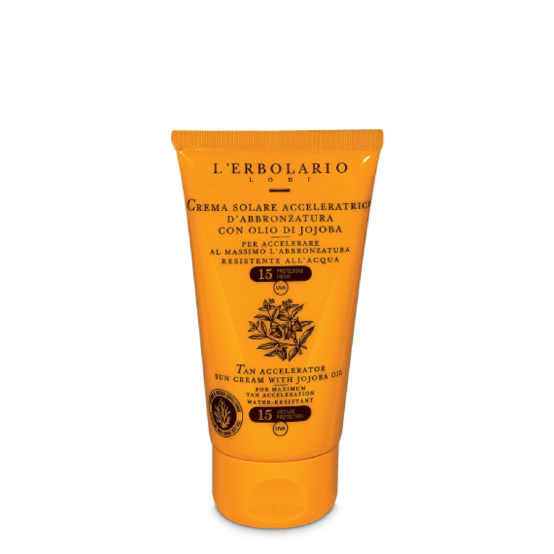 L'erbolario Crema Solare Acceleratrice Abbronzatura SPF 15 75ml