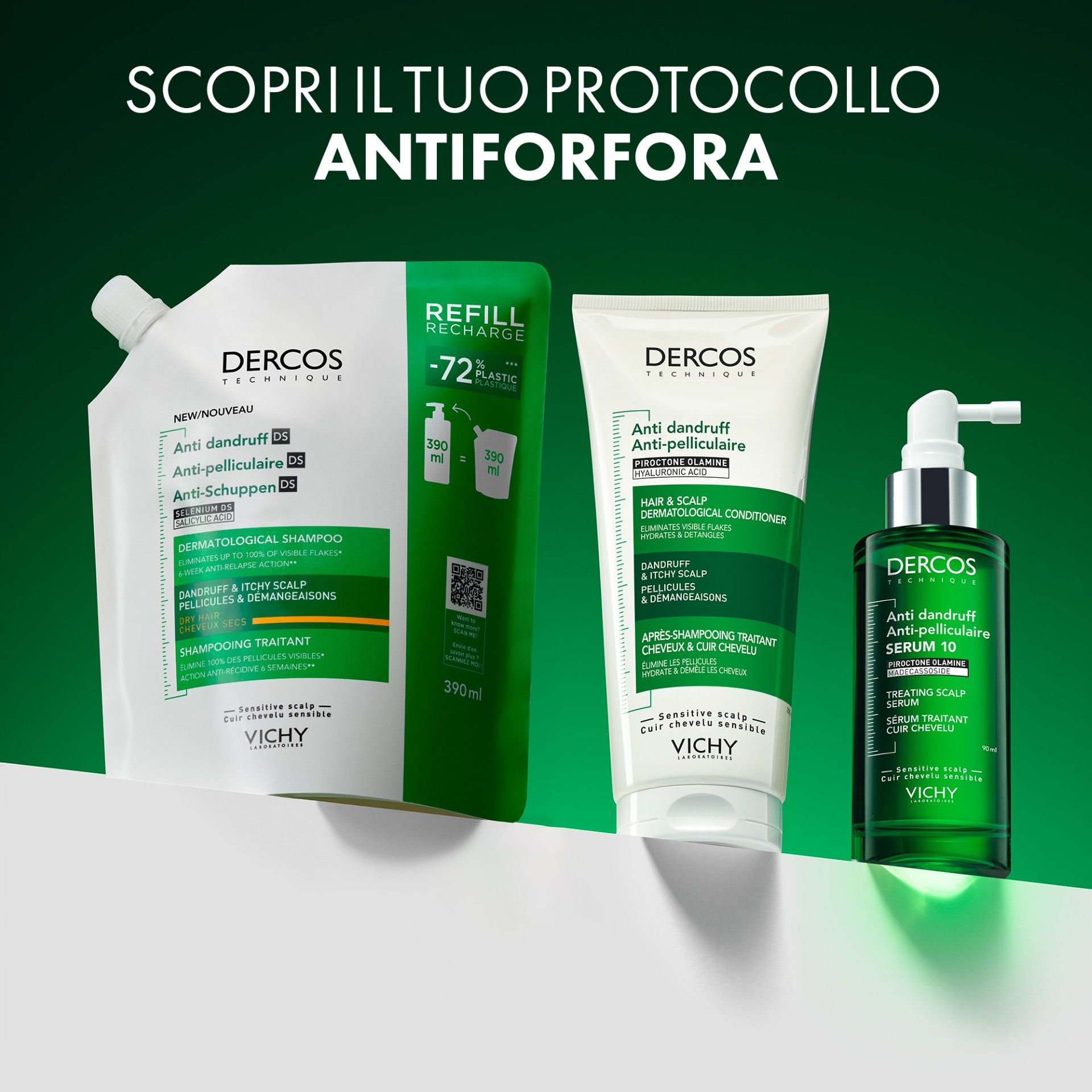 image - 951449418 - DERCOS TECHNIQUE SHAMPOO ANTI FORFORA DS SECCHI REFILL 390 ML - 4856139_6.jpg