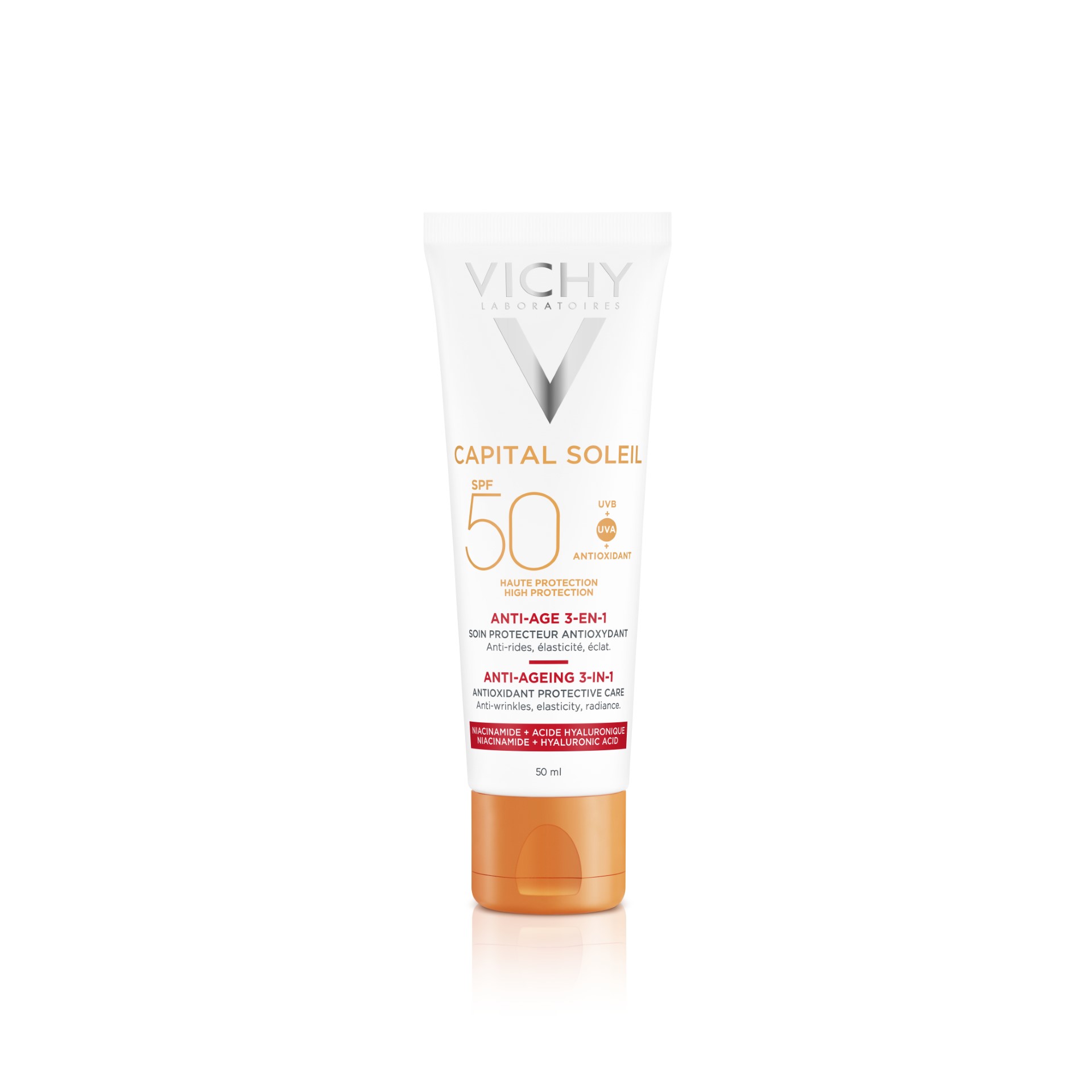 Vichy Ideal Soleil Protezione Solare Viso Antiage SPF 50 50ml