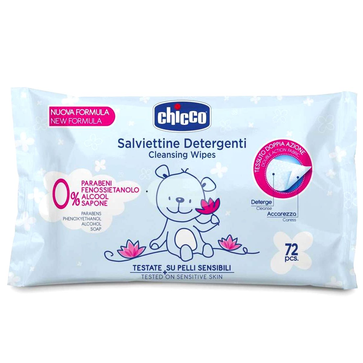 Chicco Salviette Detergenti 72 Pezzi