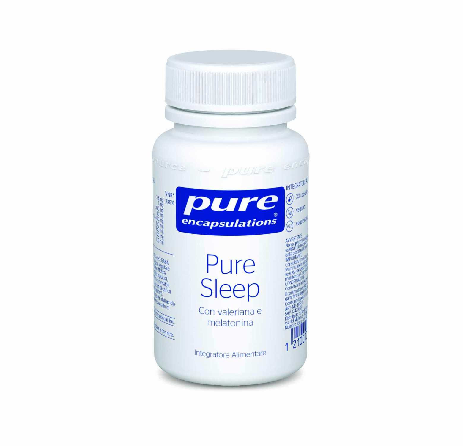 Pure Encapsulations Puresleep Integratore Sonno 30 Capsule