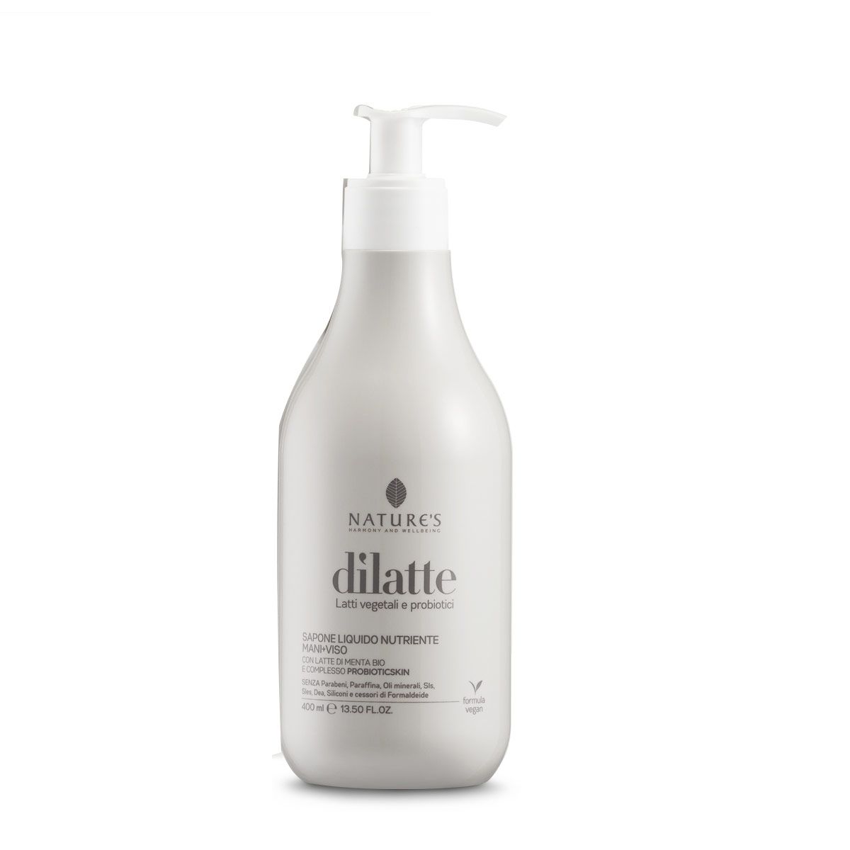 Nature's Dilatte Sapone Liquido Nutriente Mani E Viso 400ml