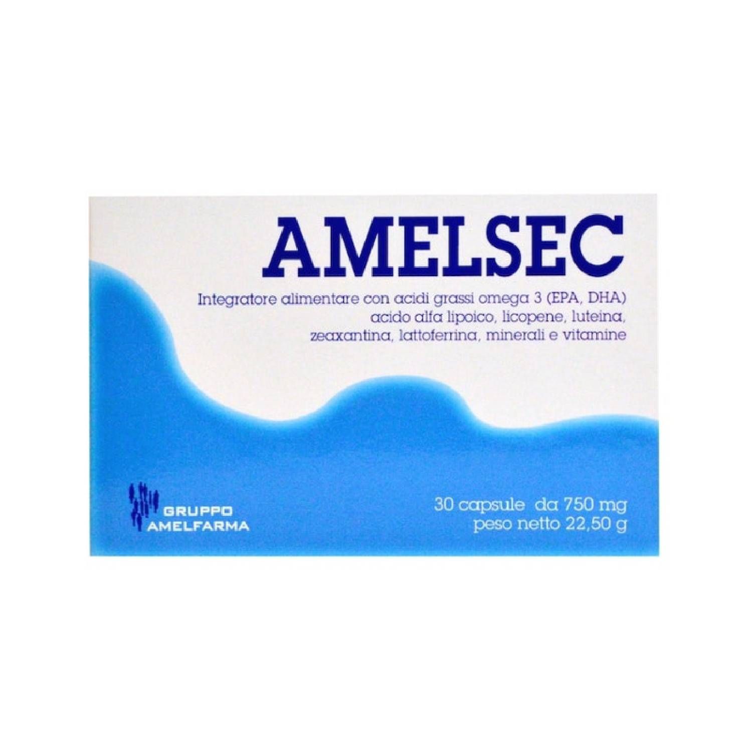 Amelsec integratore a base di Omega 3 30 Capsule