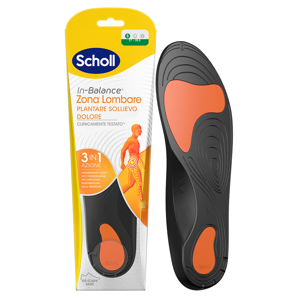 Dr.scholl Plantare Lombare S 2 Pezzi