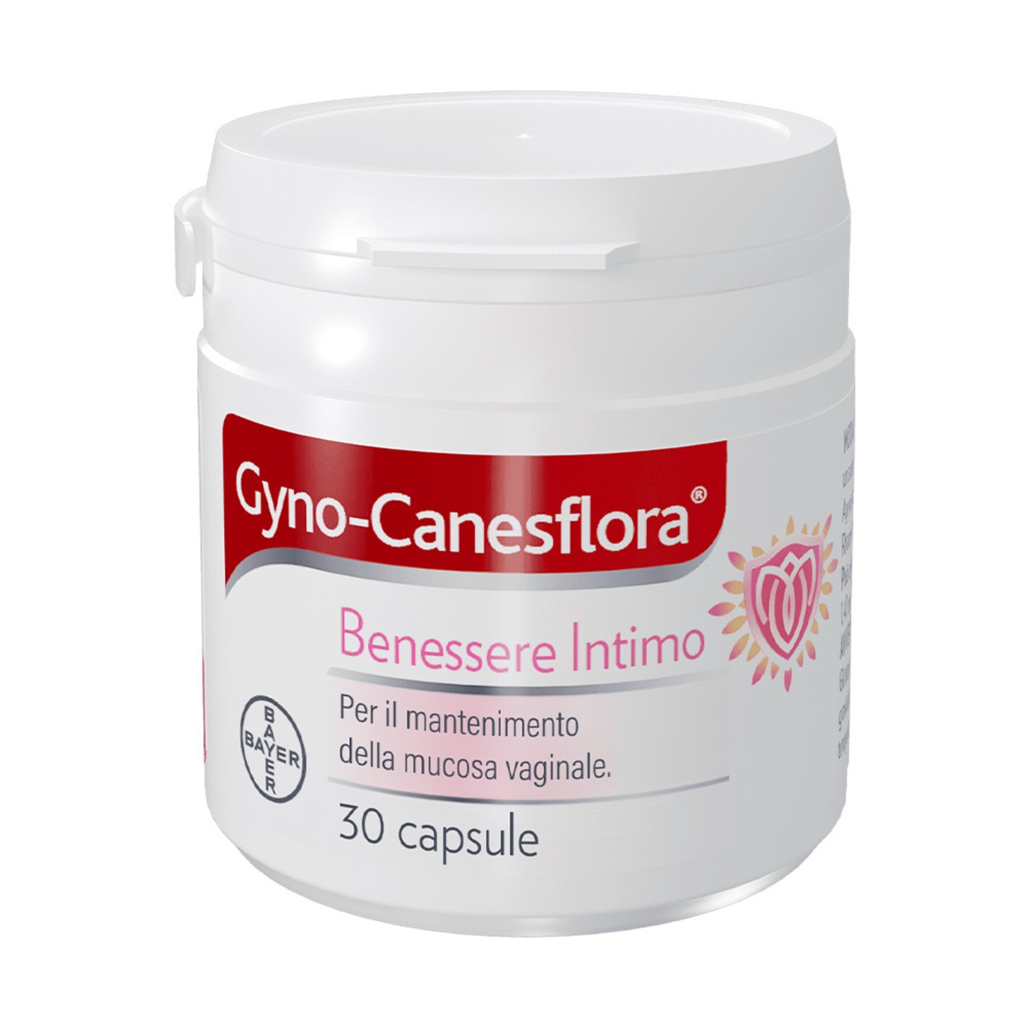 Gyno Canesflora Probiotico Con Vitamina B2 Per Mantenimento Della Flora Vaginale 30 Capsule