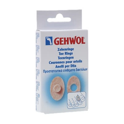 image - 908442332 - Anelli ovali in morbido feltro con cerotto dermocompatibile per alleviare la pressione sui calli; confezione da 9 pezzi. - 4763423_2.jpg