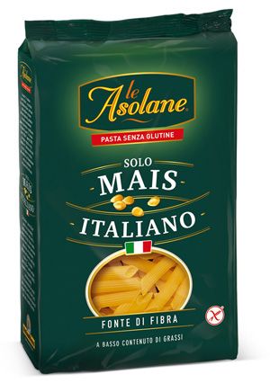 Le Asolane Fonte Fibra Mais Penne Pasta Senza Glutine 250g