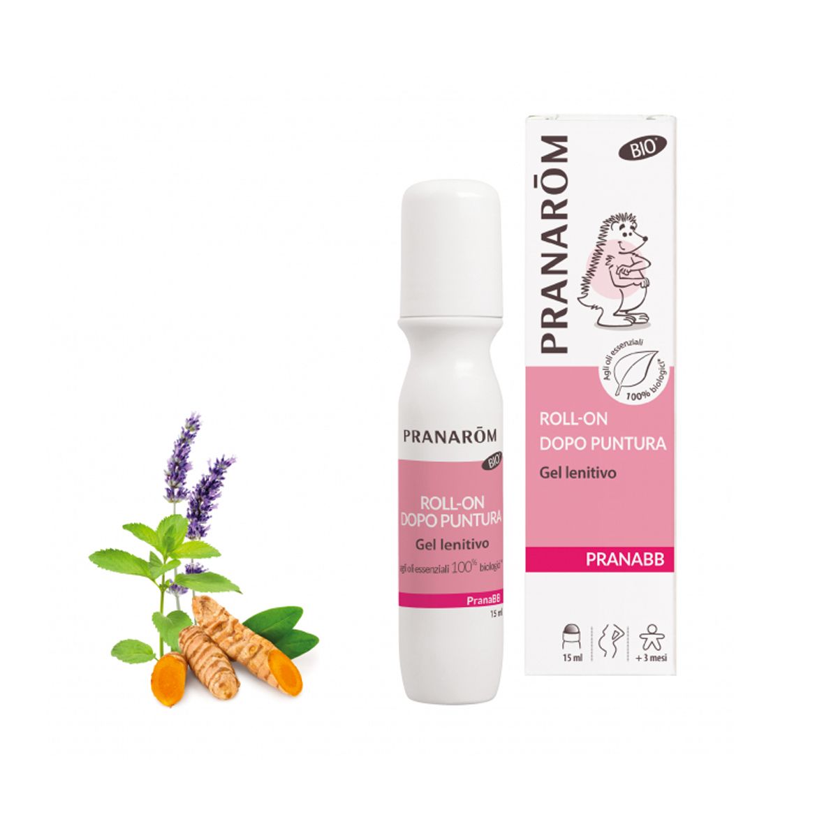 Pranarom Bebè Bio Gel Lenitivo Roll-on Dopo Puntura 15ml