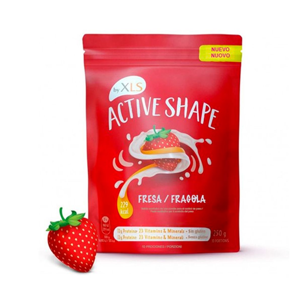 Xls Active Shake Frullato Gusto fragola 250g