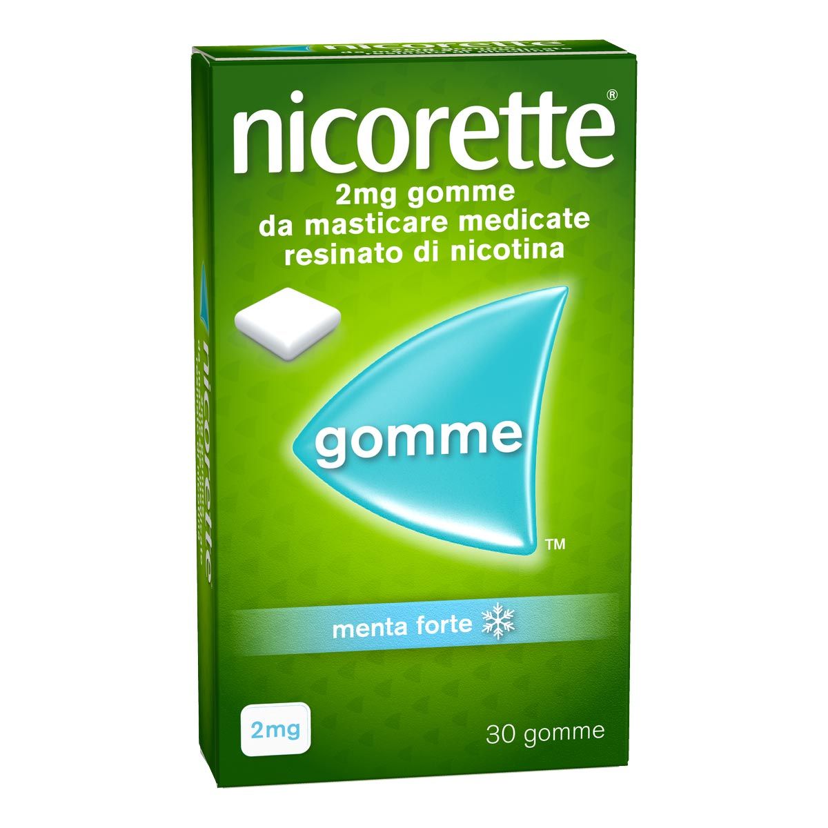 Nicorette 2mg Resinato Di Nicotina Menta 30 Gomme