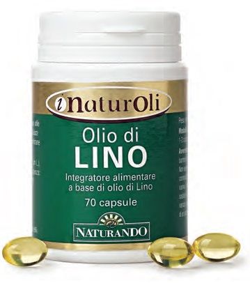 Olio Di Lino Integratore Anti ossidante 70 Capsule