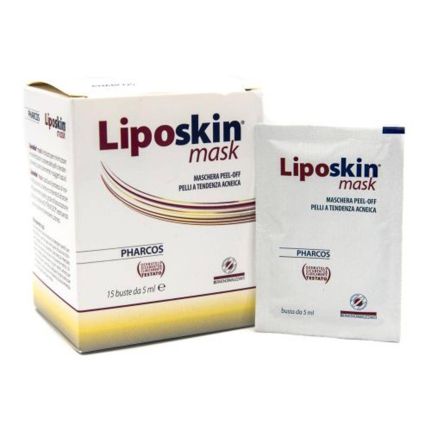 Pharcos Liposkin Mask Peel-off Pelle Acneica 15 Buste