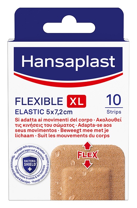 Hansaplast Cerotto Elastic Ginocchia E Gomiti 10 Pezzi