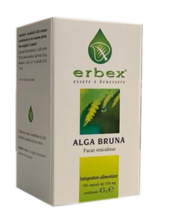 Erbex Alga Bruna 430mg 100 Compresse