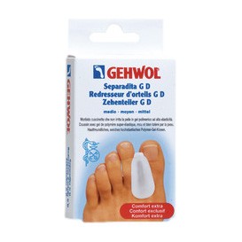 image - 938225087 - Separadita in gel polimerico ad alta elasticit&agrave; con forma anatomica per un sostegno sicuro, ideale per l'uso quotidiano. Confezione da 3 pezzi, taglia S. - 4763453_2.jpg