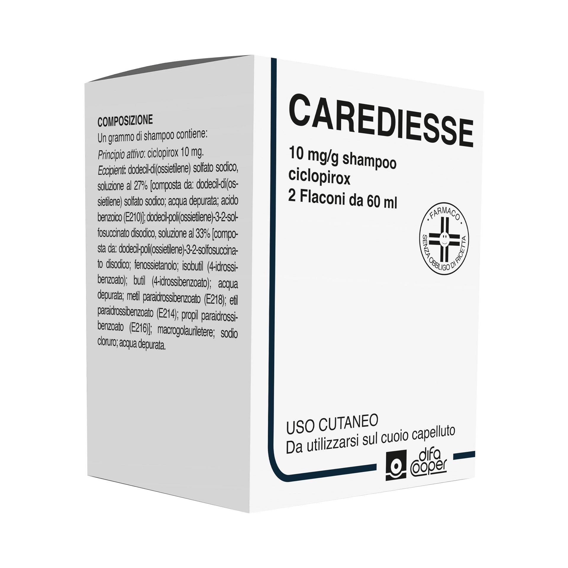 Carediesse Shampoo 2 Flaconi 60ml