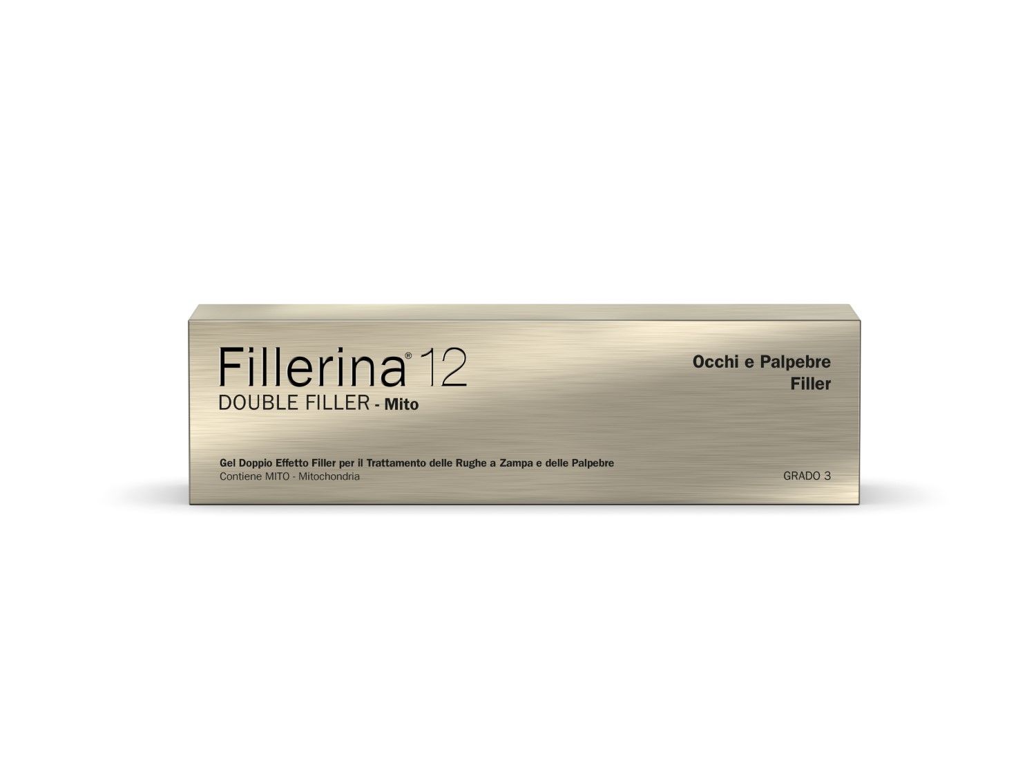 Fillerina 12 Double Filler Mito Occhi E Palpebre Gel Base Grado 3 Dispenser Eye Massage Tip 15ml