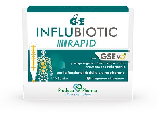 Gse Influbiotic Rapid Integratore Vie Respiratorie 10 Bustine