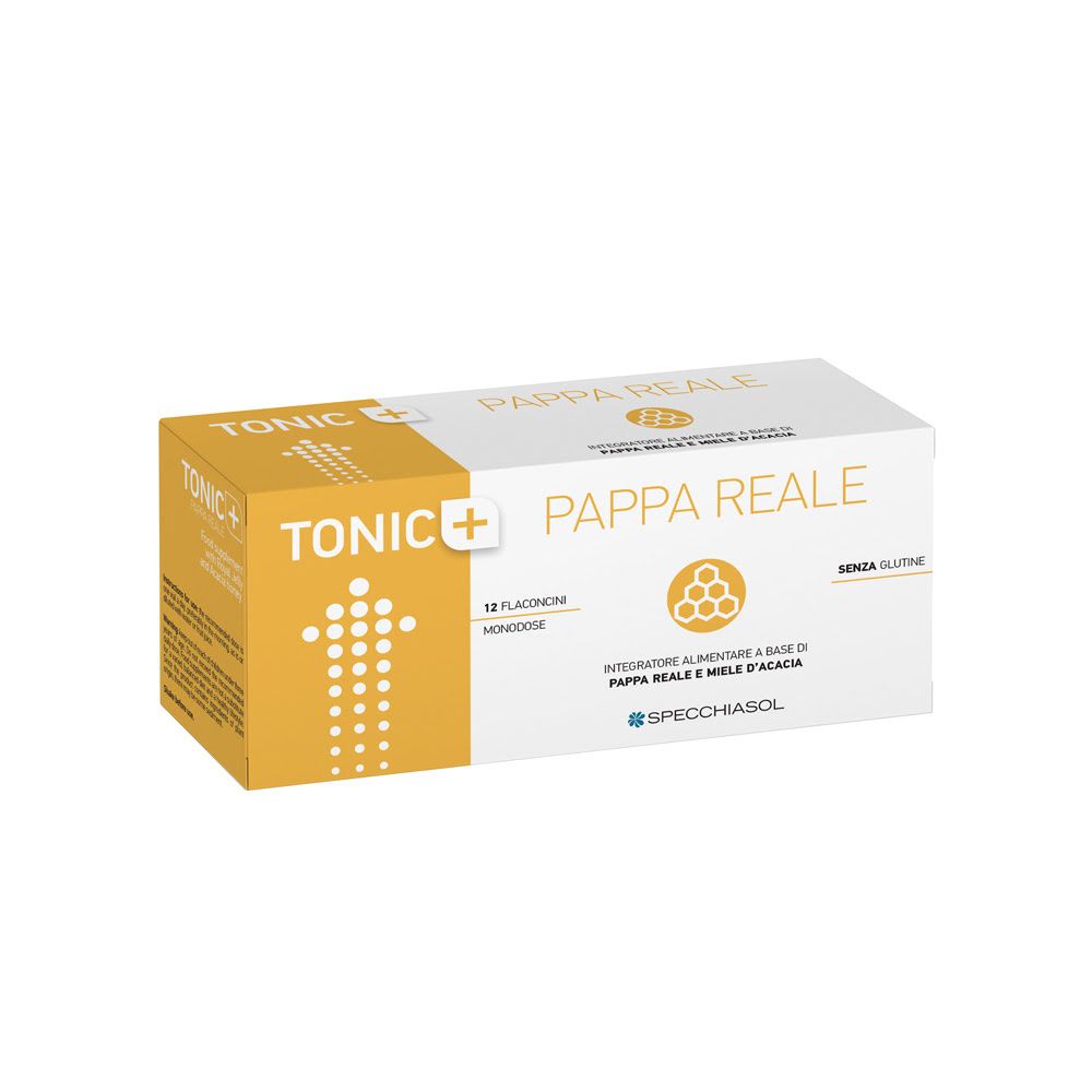 Specchiasol Tonic+ Pappa Reale Integratore Pappa Reale 12 Flaconcini