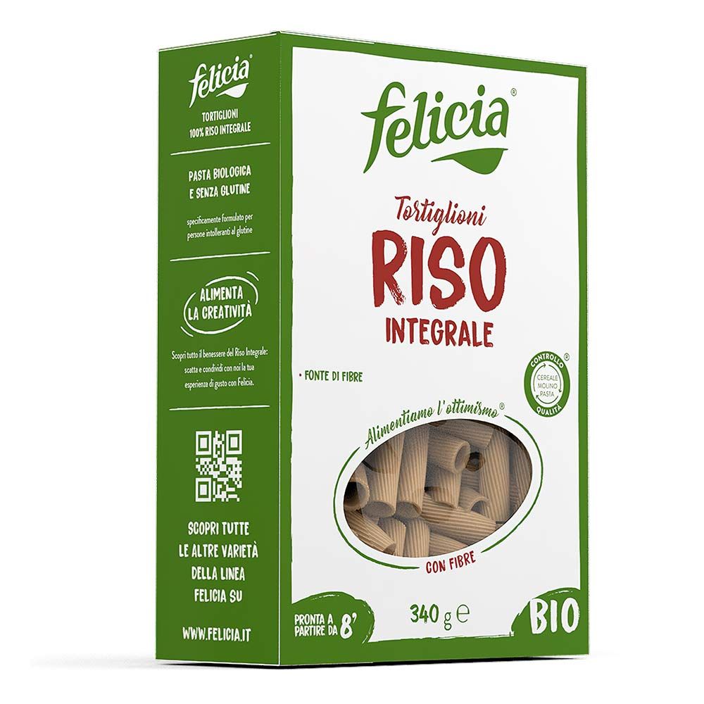 Felicia Tortiglioni Pasta Senza Glutine Di Riso Integrale Bio 340g