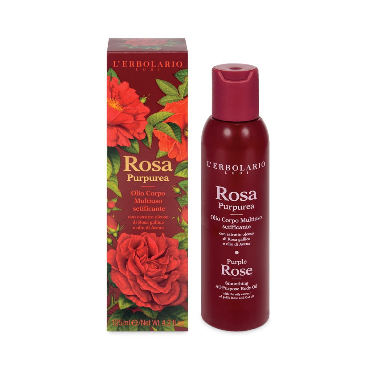 L'erbolario Rosa Purpurea Olio Corpo Multi utilizzo 125ml