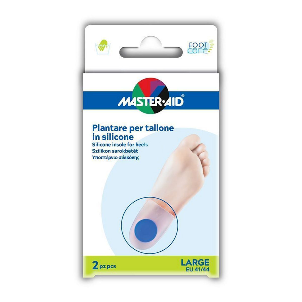 Master-aid Talloniera Silicone Taglia L 2 Pezzi