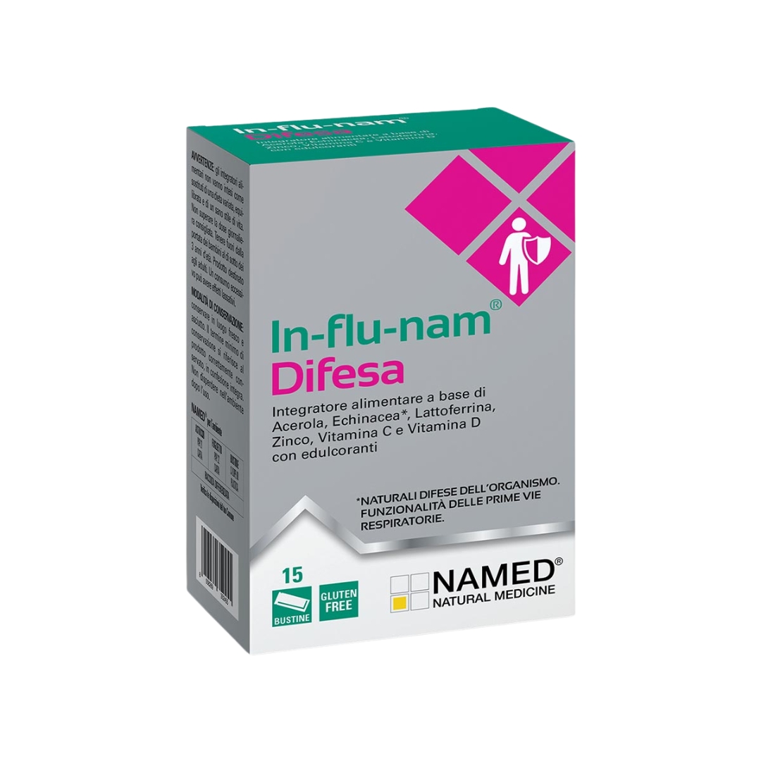 image - 986584656 - Integratore in bustine con acerola, echinacea, lattoferrina, zinco, vitamina C e vitamina D, utile per supportare le difese naturali dell'organismo e la funzionalit&agrave; delle vie respiratorie. - 4750574_1.jpg